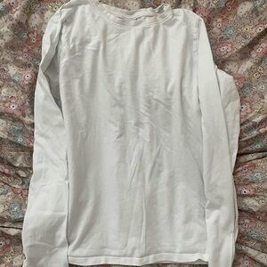 Zara Kids Basic White Long Sleeve Shirt Size 11-12